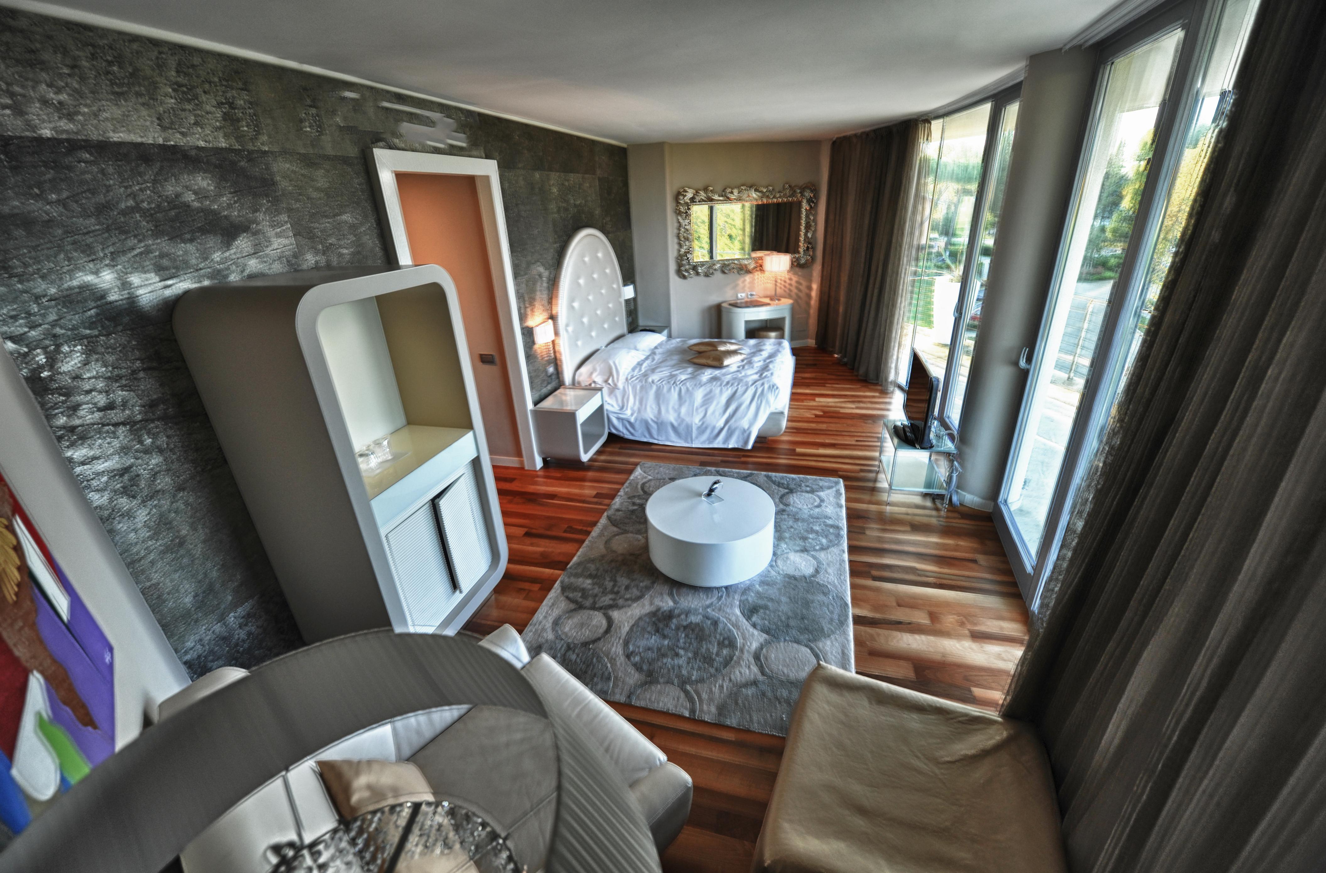 Pisa Tower Plaza 호텔 외부 사진 3D rendering of a bedroom